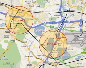 WLR proposed Phase 2 & Phase 2 © WLR